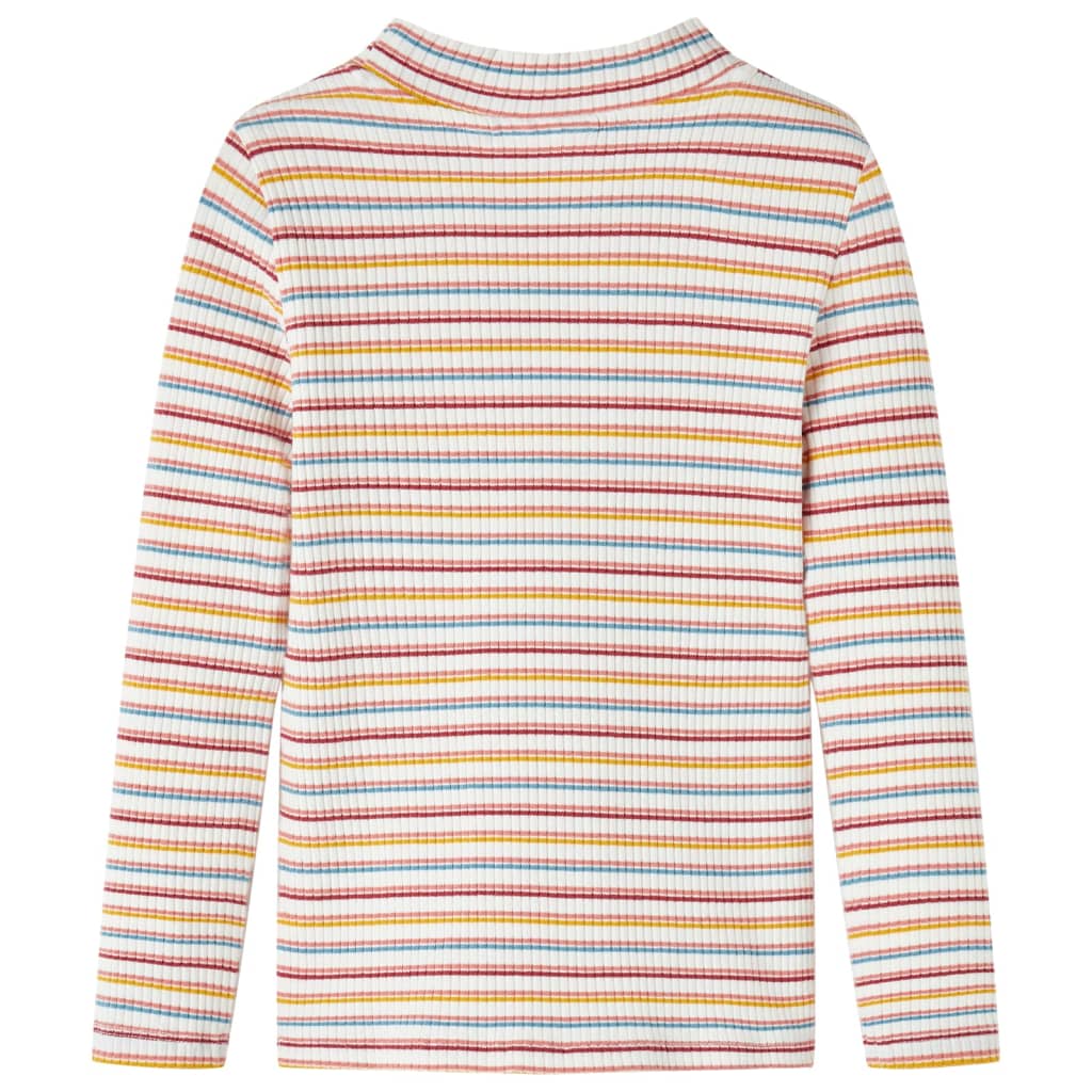 T-shirt manches longues enfant col montant écru 104