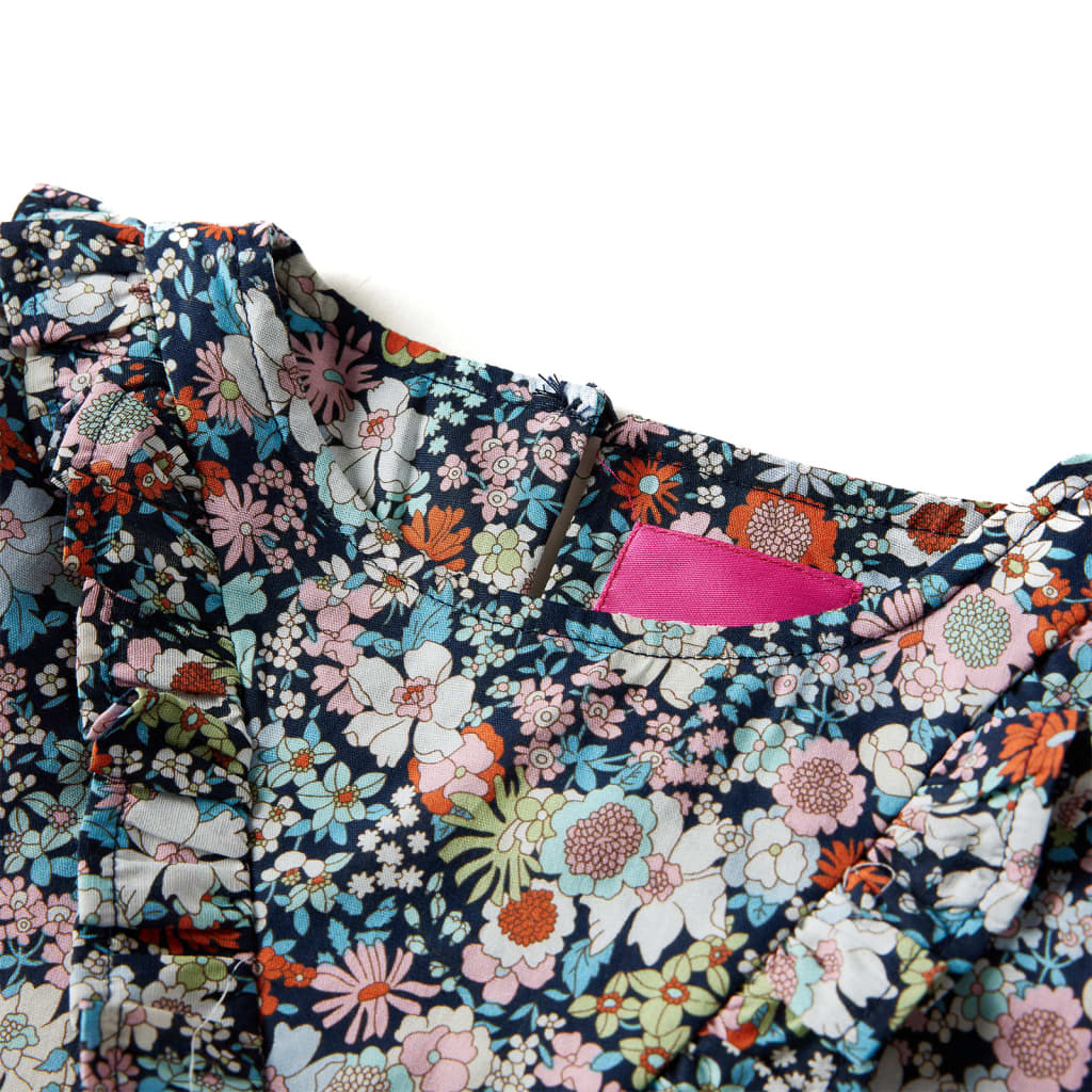 Children's Long-Sleeve Blouse Dark Blue 128
