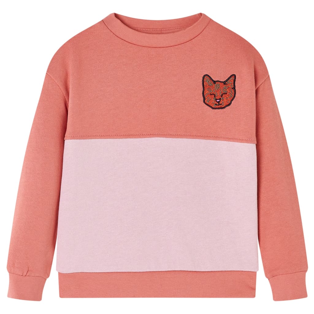 Kids' Color Block Sweatshirt Pink 104
