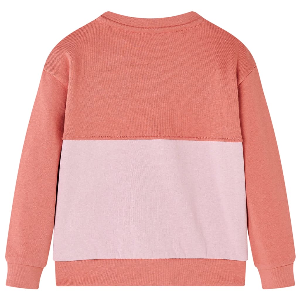 Kids' Color Block Sweatshirt Pink 104