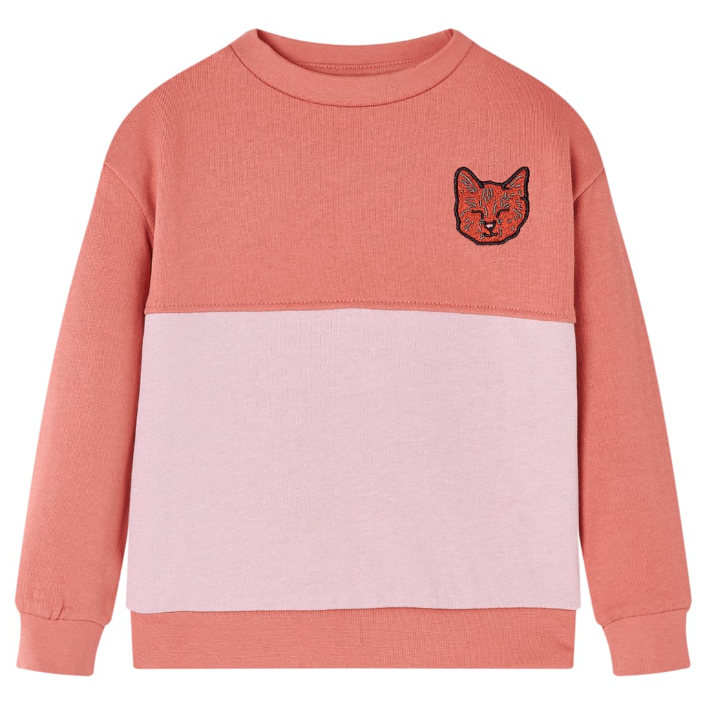 Kids' Colorblock Sweatshirt Pink 116