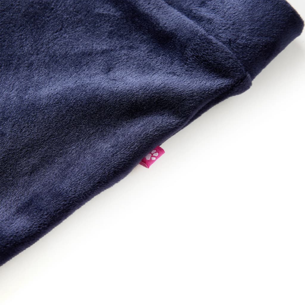 Kids' Velvet Trousers Dark Blue 92