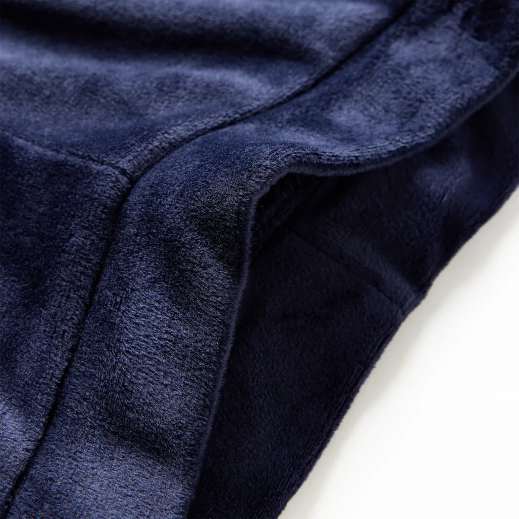 Kids' Velvet Trousers Dark Blue 92