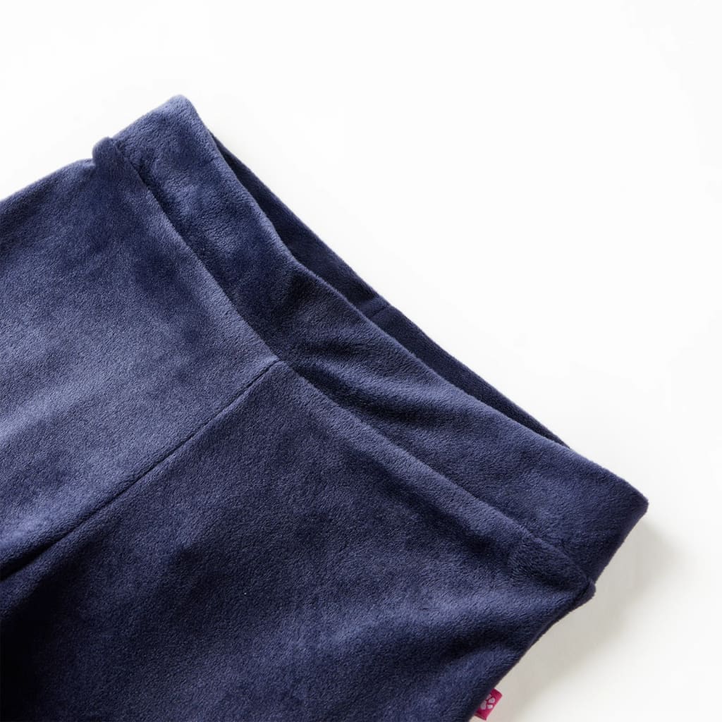 Pantalon en velours enfant bleu foncé 116