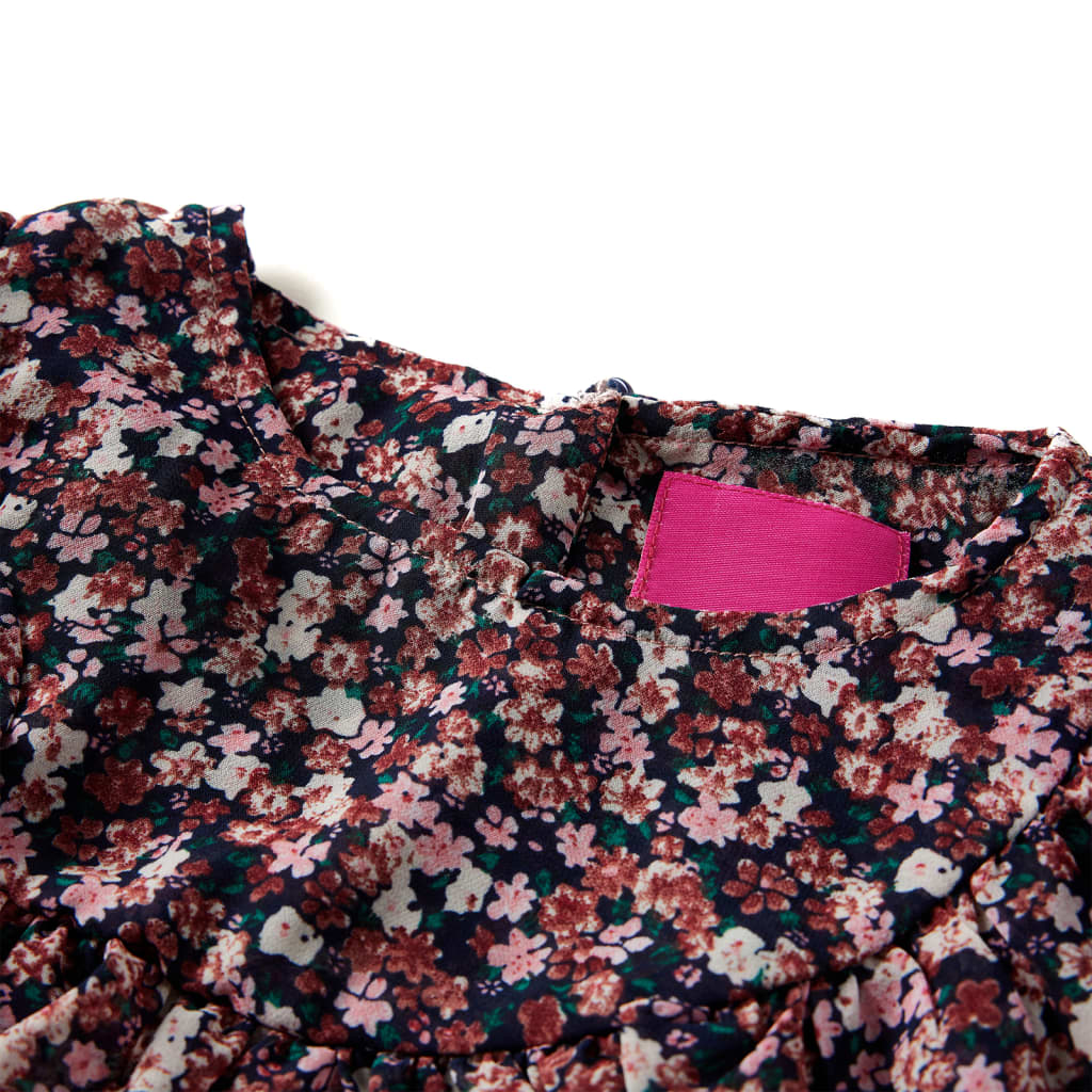 Children's Long-Sleeve Blouse Dark Pink 104