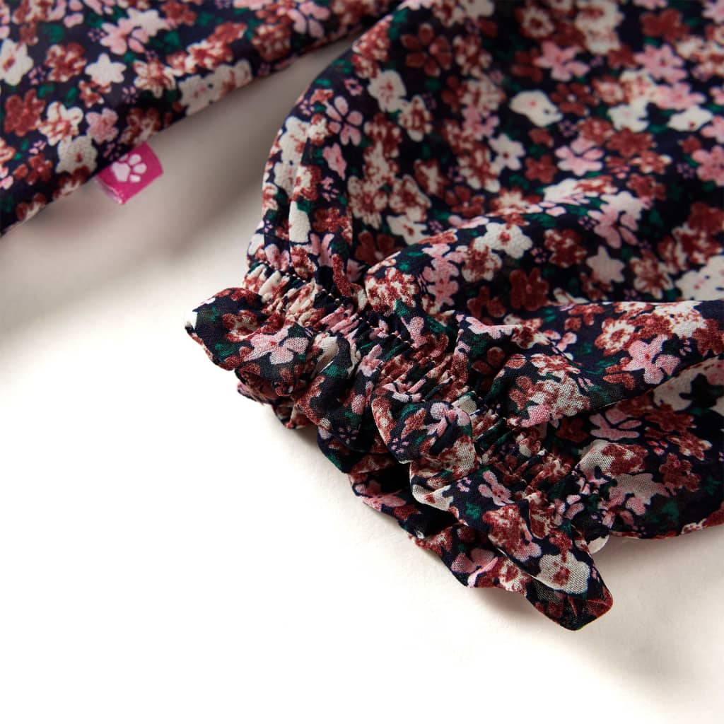 Children's Long-Sleeve Blouse Dark Pink 104