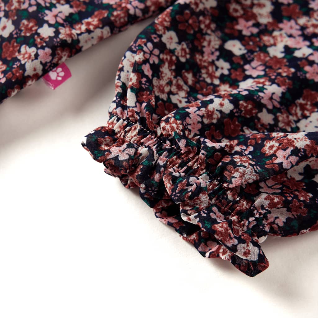 Kids' Long-Sleeved Blouse Dark Pink 128