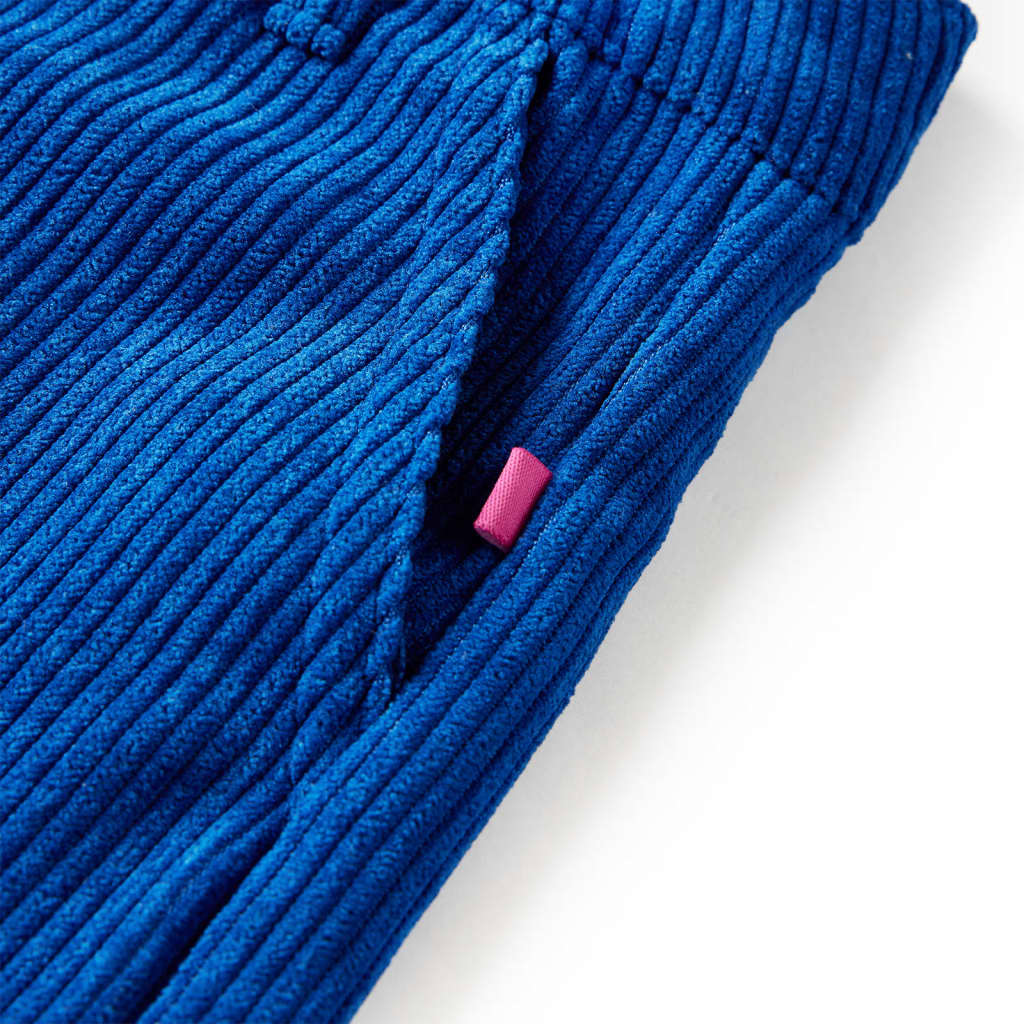 Kids' Corduroy Trousers Cobalt Blue 104