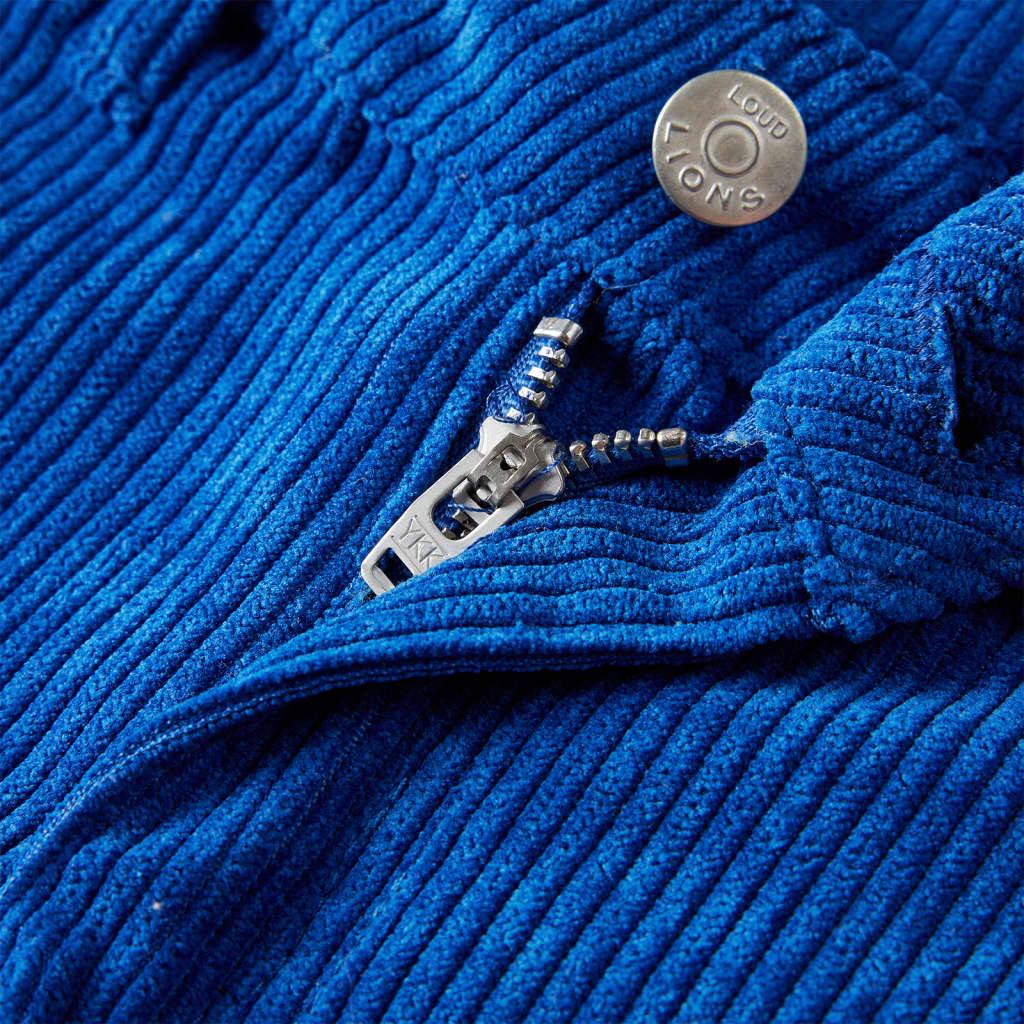 Kids' Corduroy Trousers Cobalt Blue 104