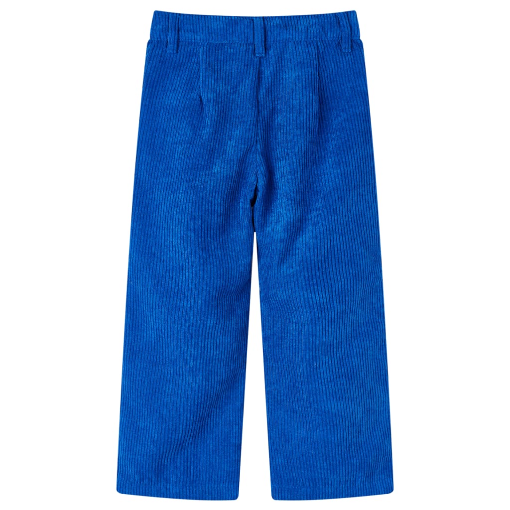 Kinderhose Cord Kobaltblau 116