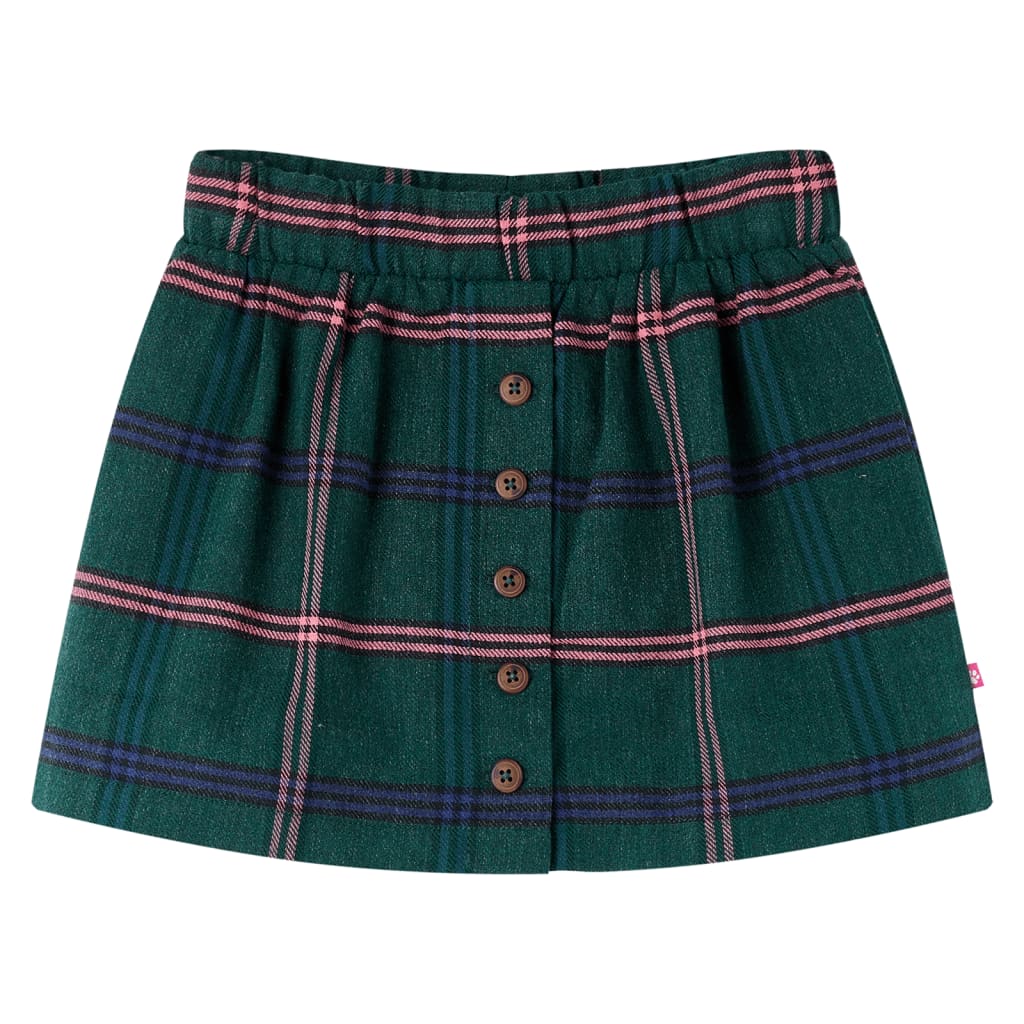 Jupe enfant vert foncé 104