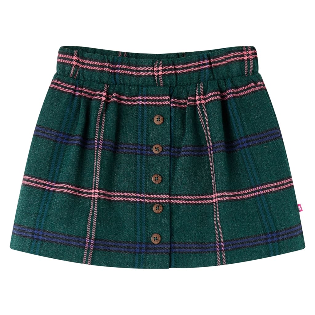 Jupe enfant vert foncé 128