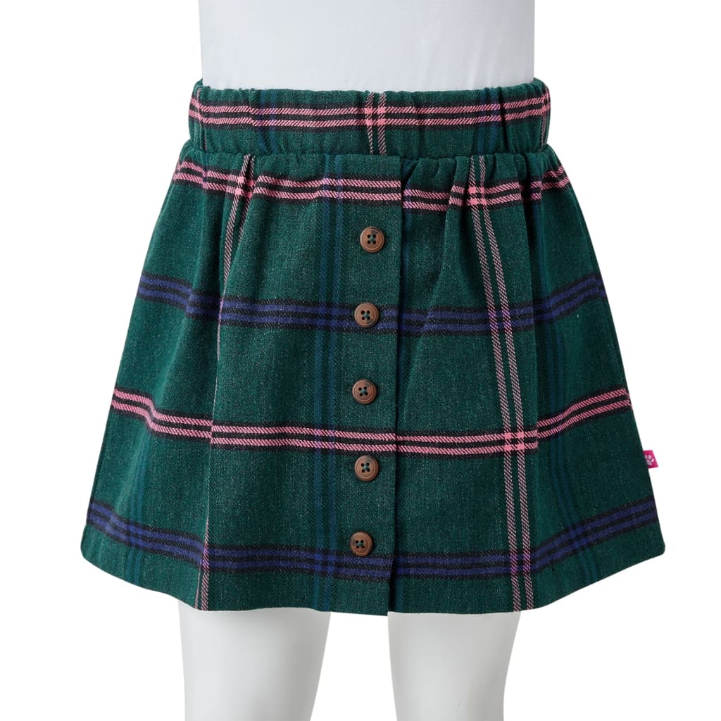 Jupe enfant vert foncé 128