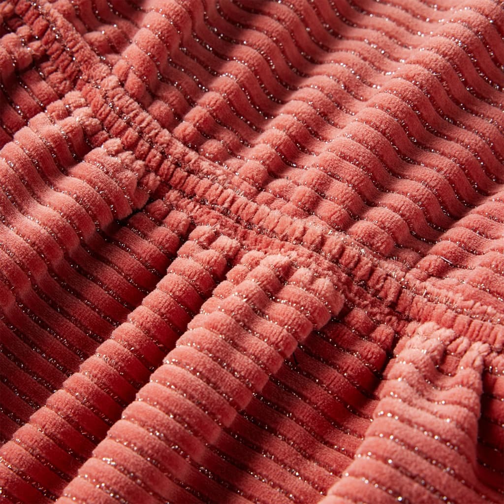 Robe enfant manches longues rose moyen 92