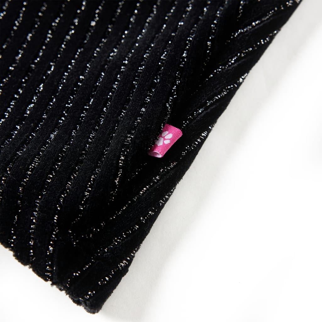 Jupe d'enfant avec ceinture imprimé léopard Noir 128