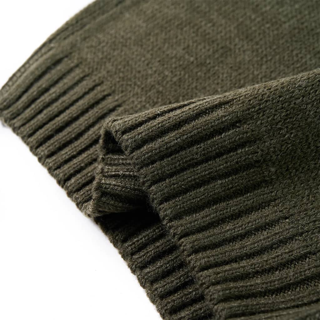 Knitted Khaki Kids' Sweater 116