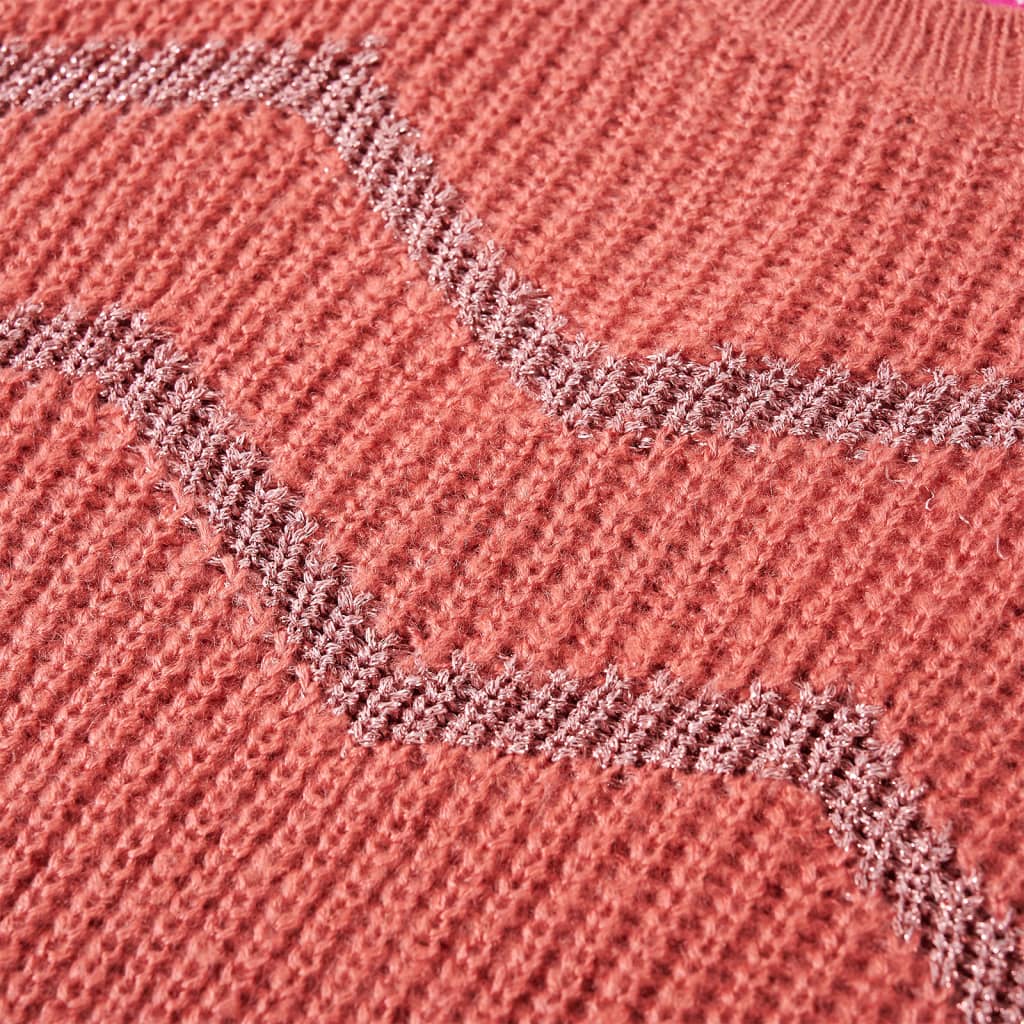 Knitted Children's Sweater Medium Pink 128