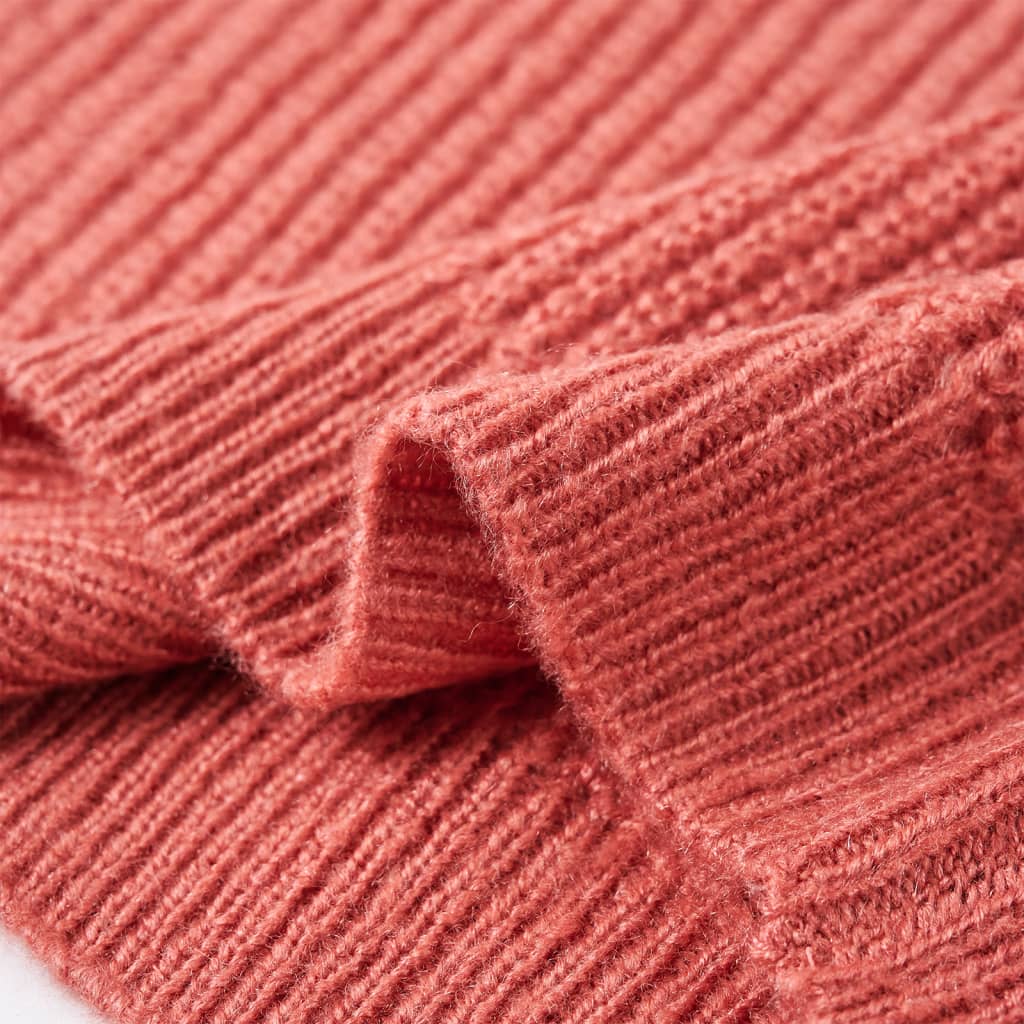 Children's Jumper Knitted Medium Pink 140