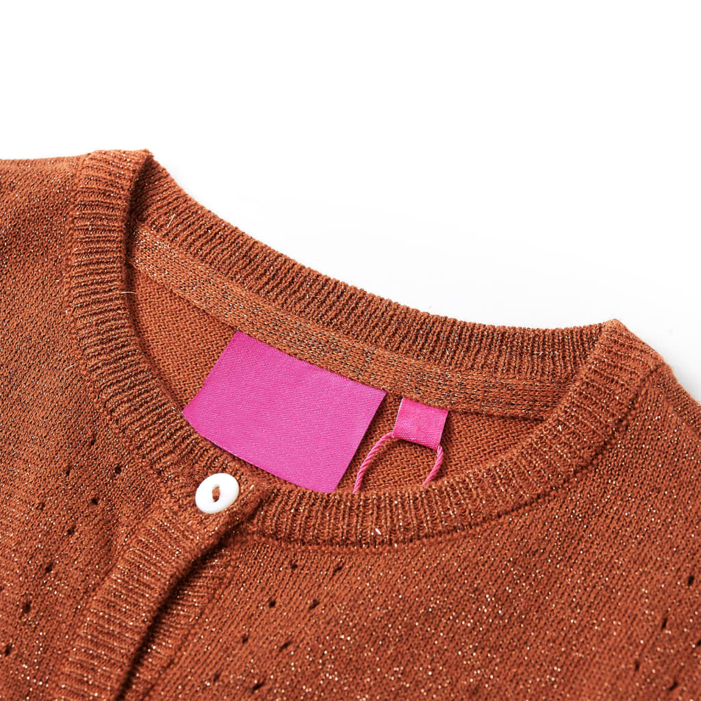 Children's Cardigan Cognac 116