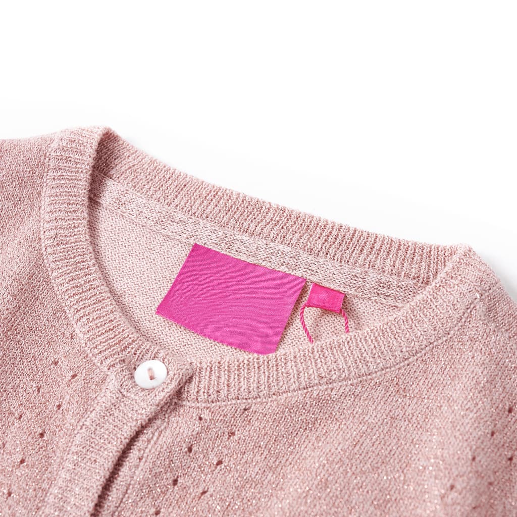 Cardigan Enfant Rose Pâle 92