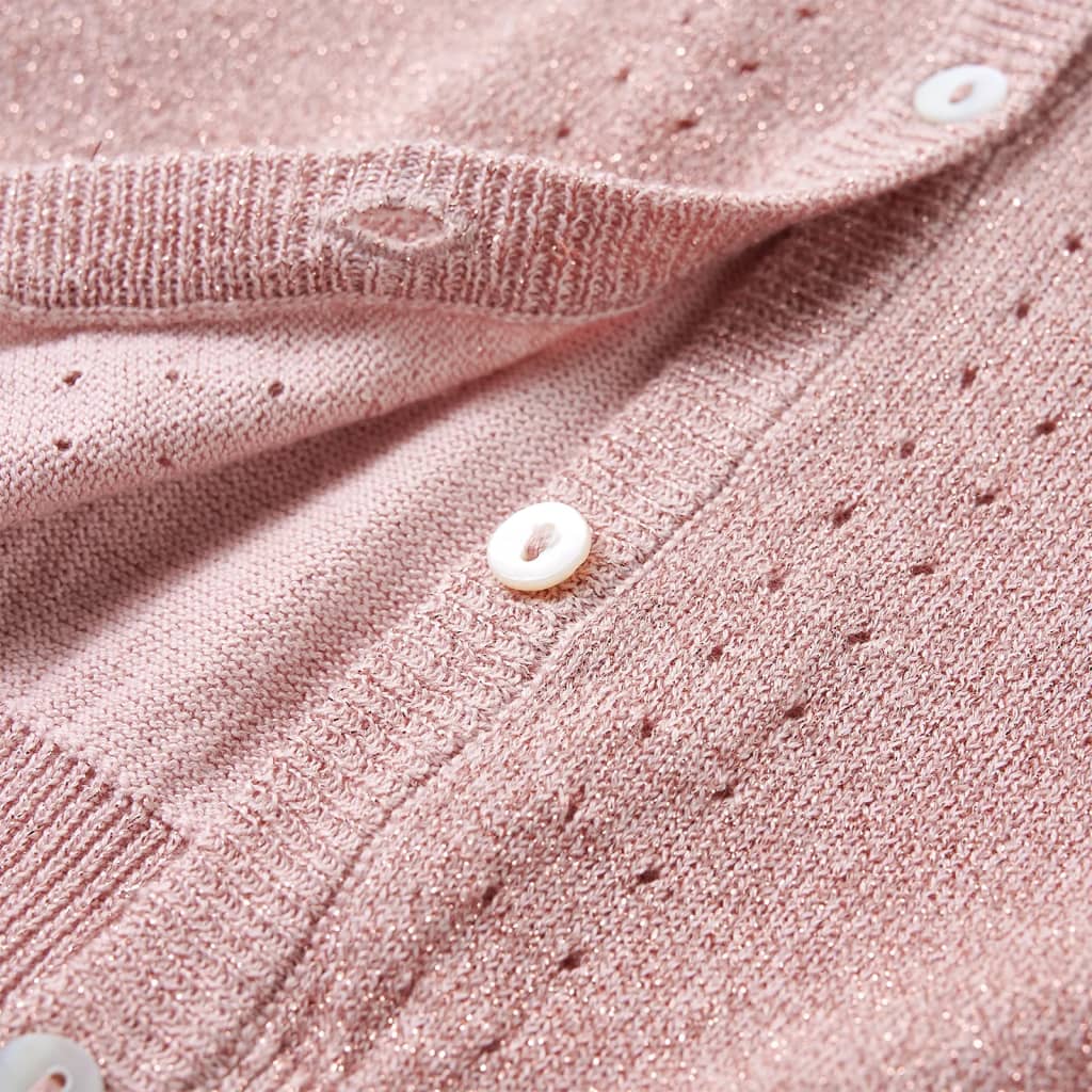 Cardigan Enfant Rose Pâle 92