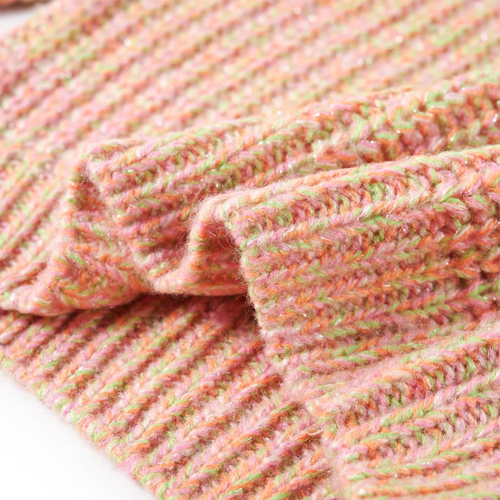 Pull enfant tricoté rose pâle 116