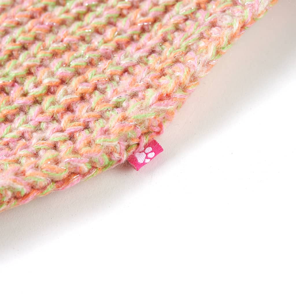 Pull enfant tricoté rose pâle 116