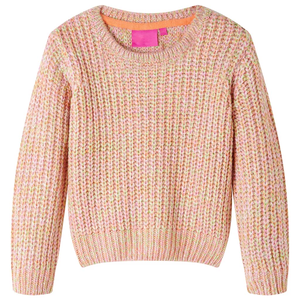 Knitted Children's Sweater Delicate Pink 128