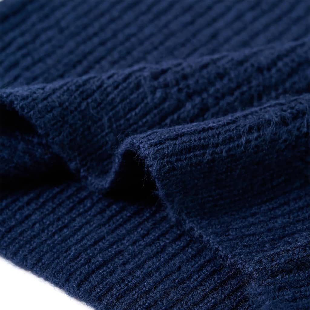Knitted Children's Sweater Navy Blue 140