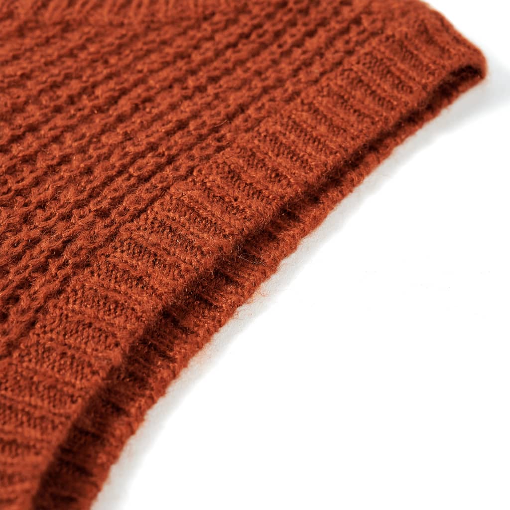 Children's Knitted Vest Cognac 104