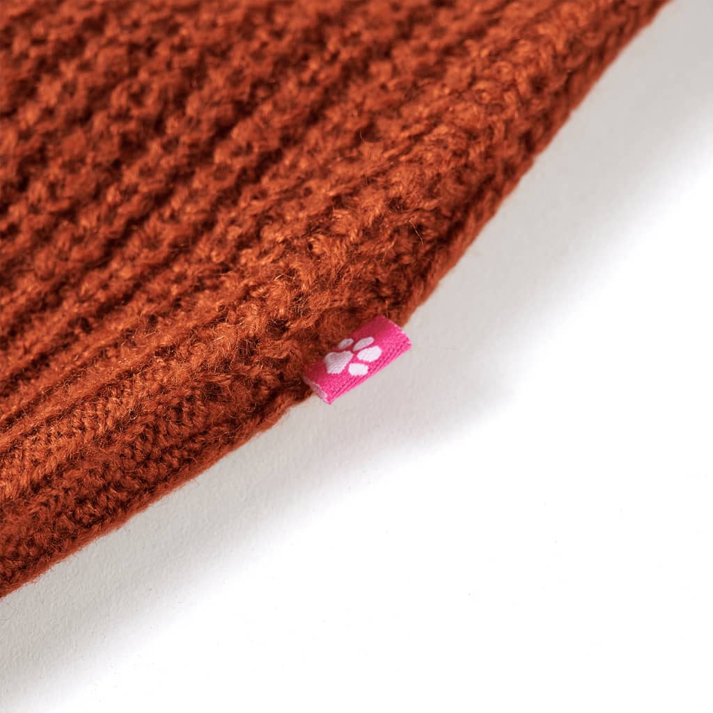 Children's Knitted Vest Cognac 104