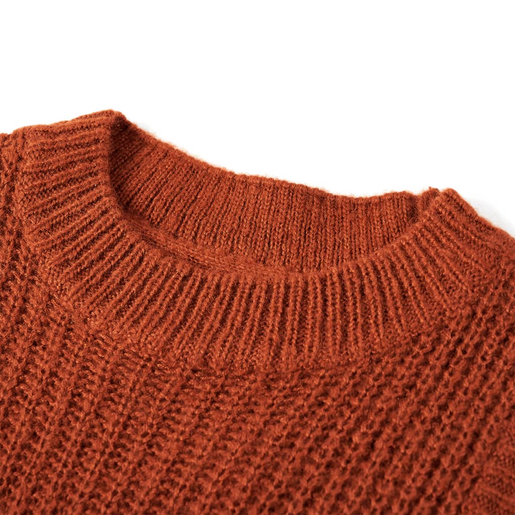 Children's Knitted Vest Cognac 140