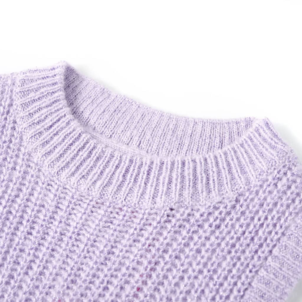 Kids' Knitted Vest Light Purple 92