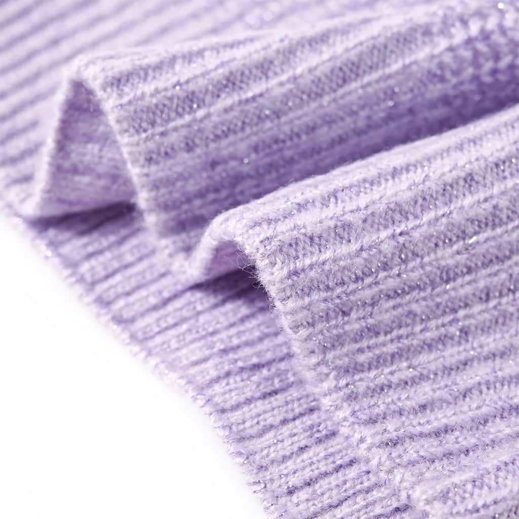 Knitted Children's Sweater Vest Light Purple 104