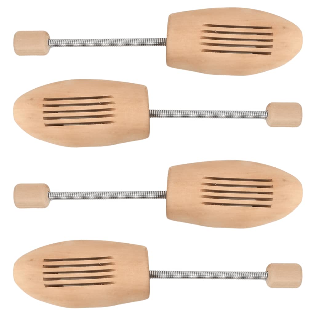 Embauchoirs 2 paires 35-38 Bois massif Lotus