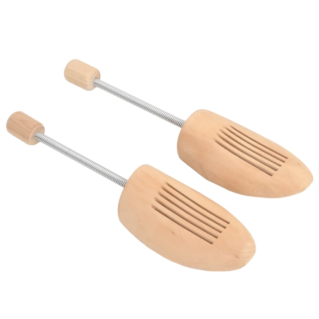 Embauchoirs 2 paires EU 43-46 bois massif Lotus