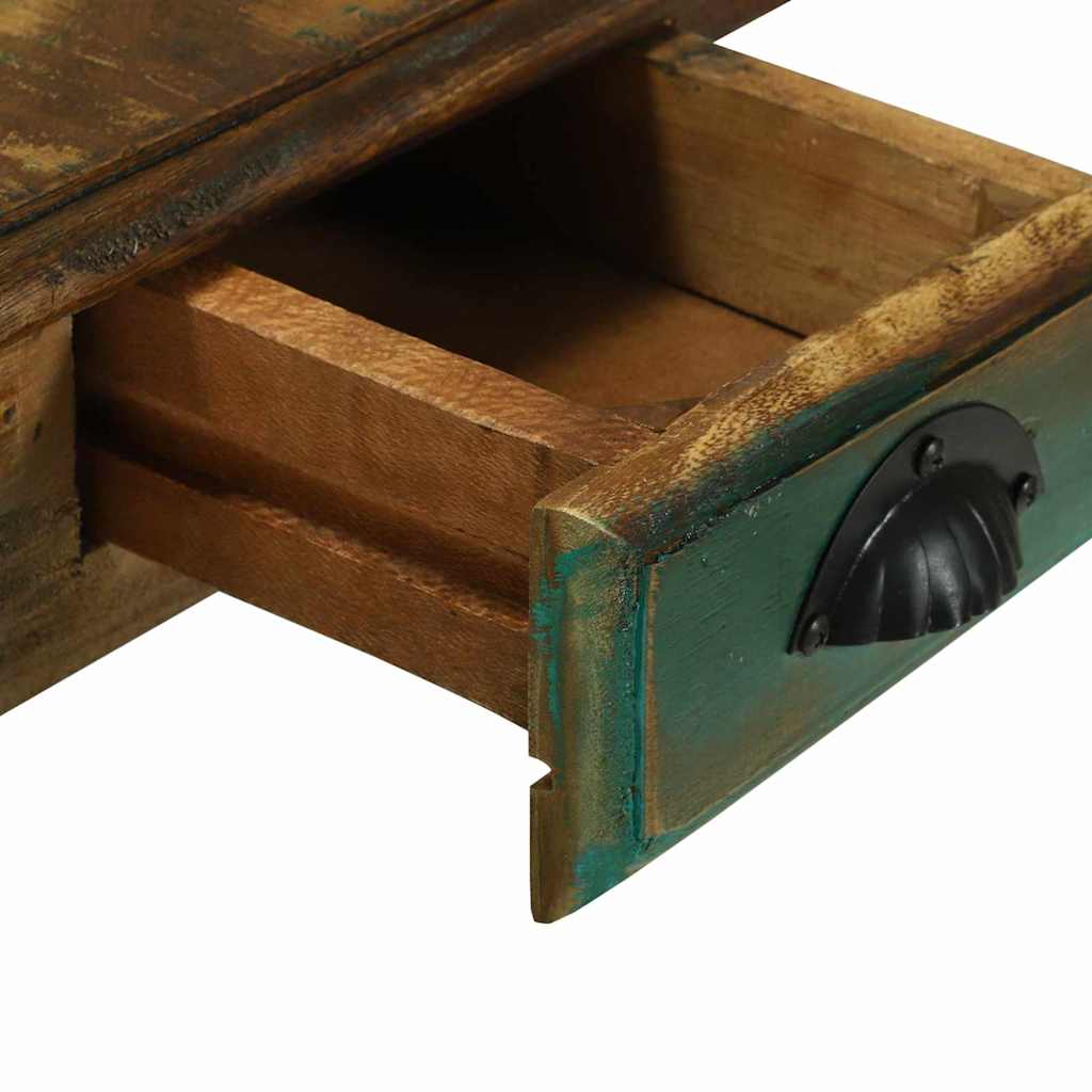 Desk Brown 112 x 55 x 76 cm Solid Reclaimed Wood