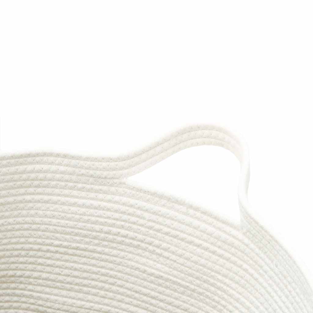 Panier de rangement Noir et Blanc 49x65 cm Coton