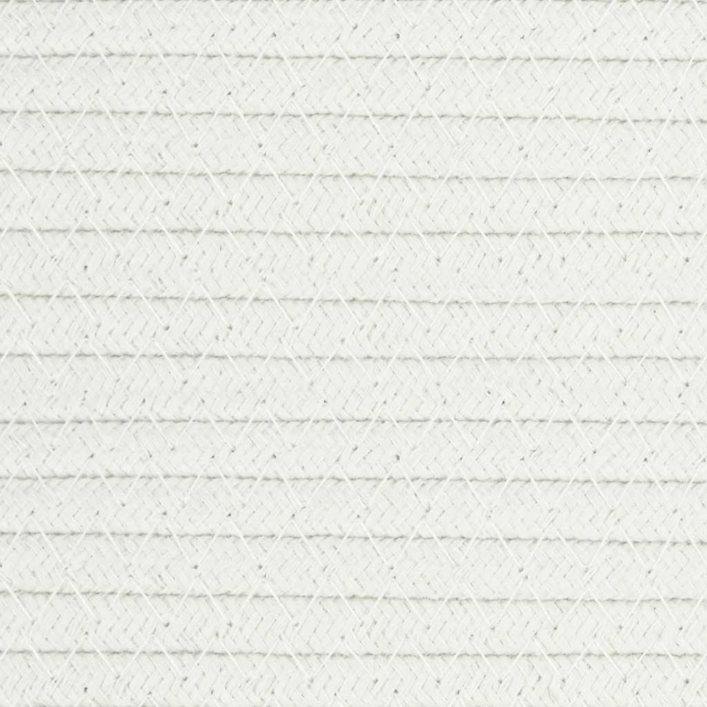 Panier de rangement Noir et Blanc 49x65 cm Coton
