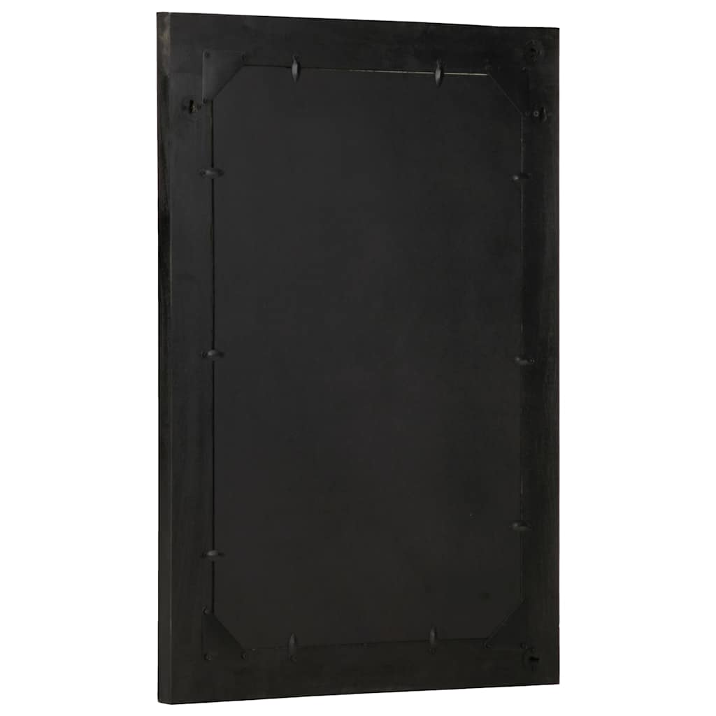 Badspiegel 50x70x2,5 cm Massivholz Mango und Glas