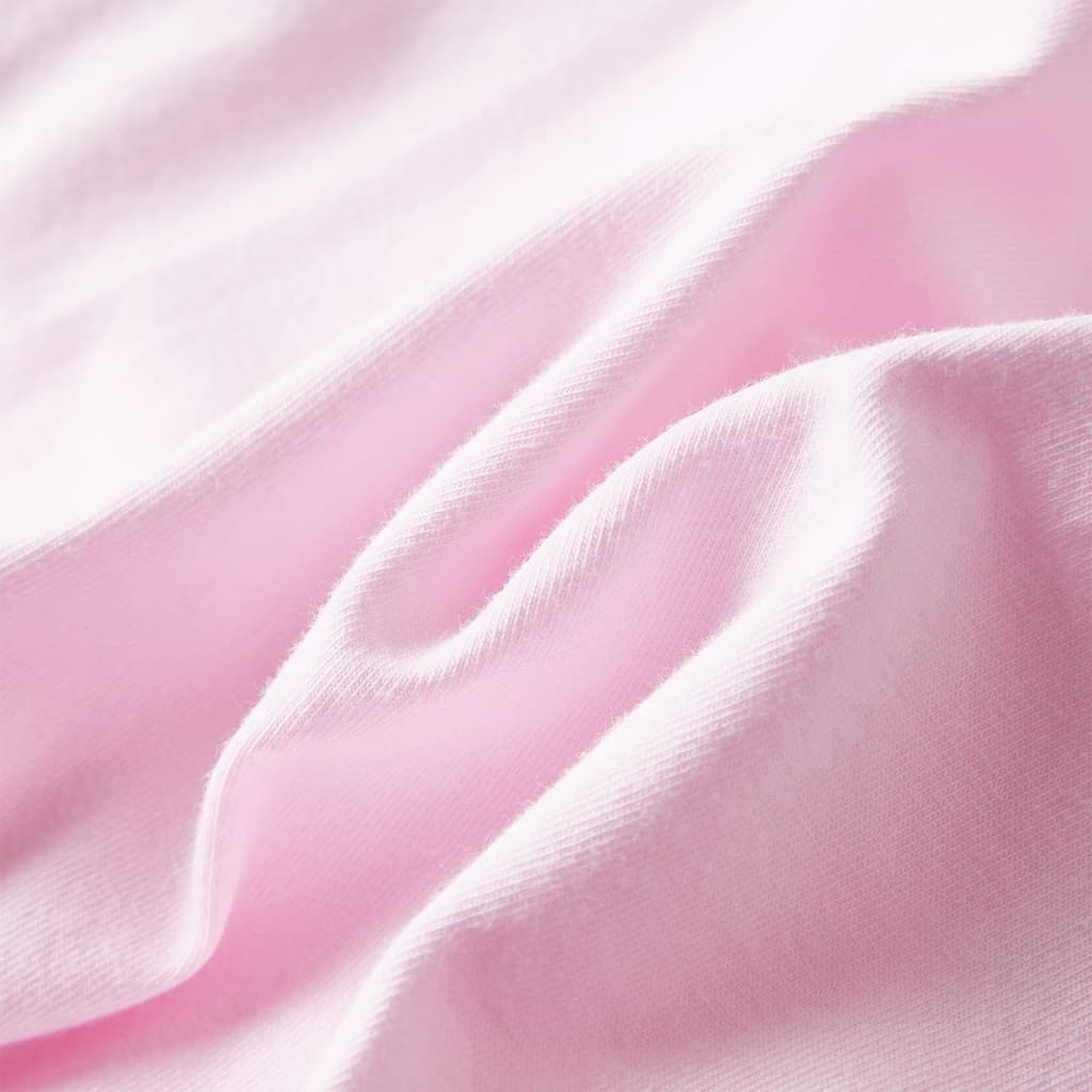 Robe fillette volantée rose clair 92