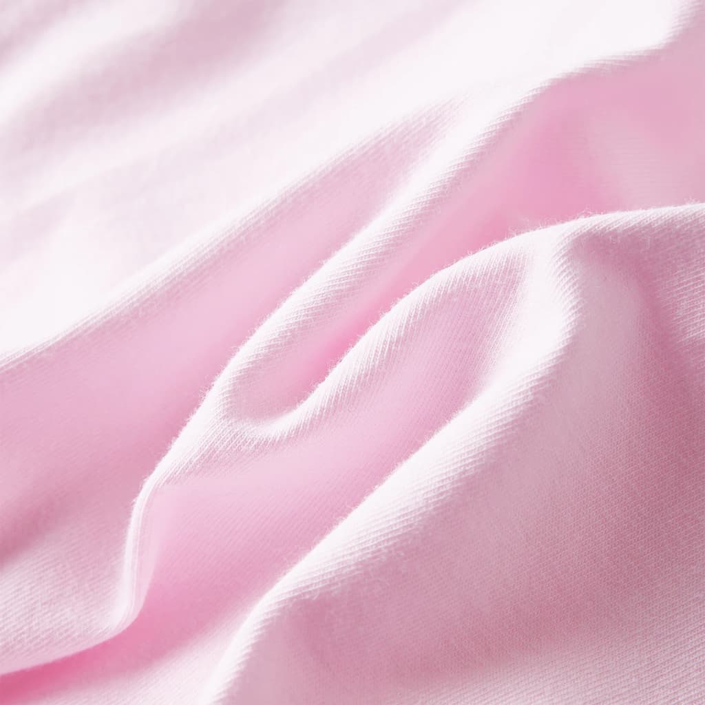 Girls' Frill Dress Light Pink 128