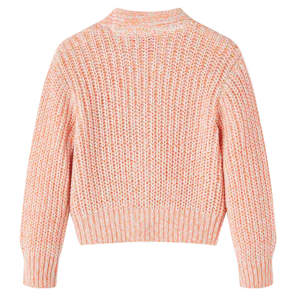 Gilet tricoté pour enfant rose 116