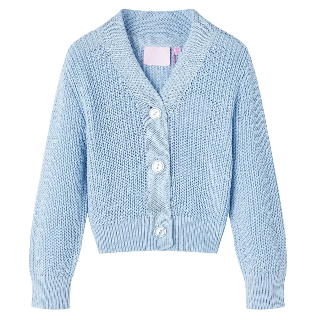Gilet en tricot bleu pour enfant 128