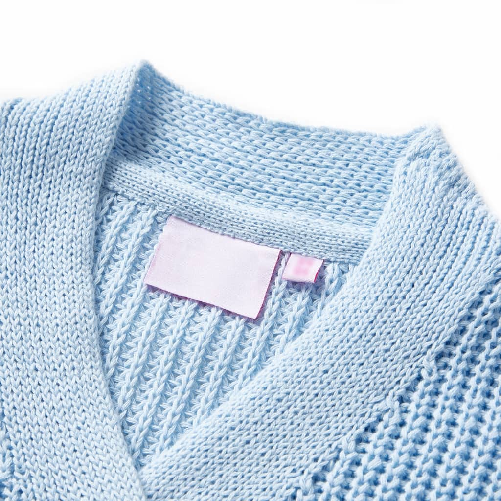 Gilet en tricot bleu pour enfant 128