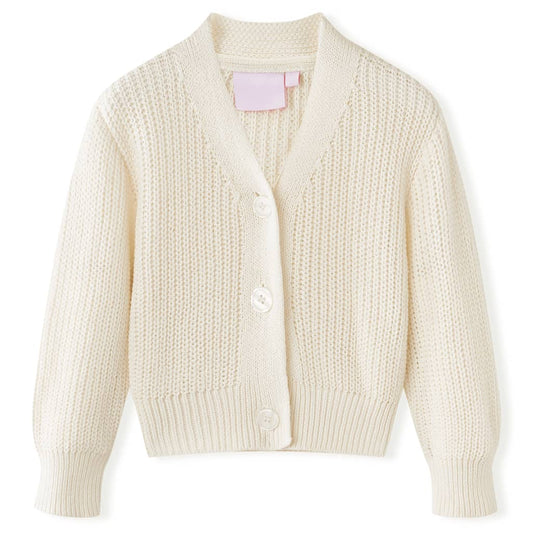 Kinder-Strickjacke Schneeweiß 116