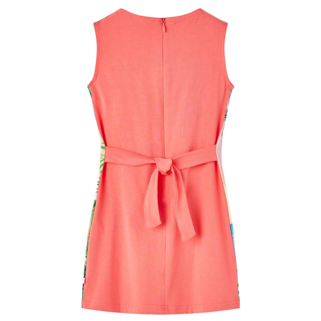 Children's dress coral pink 104