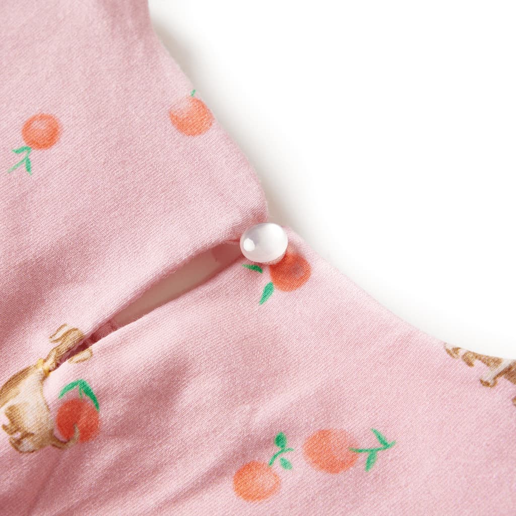 Robe pour enfant avec bandeau à la taille orange clair 116