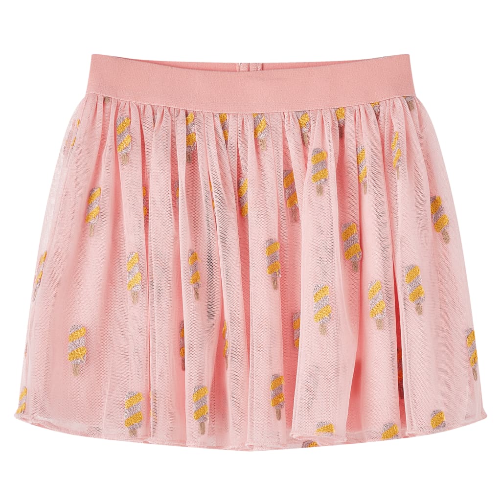 Jupe enfant en tulle rose clair 104