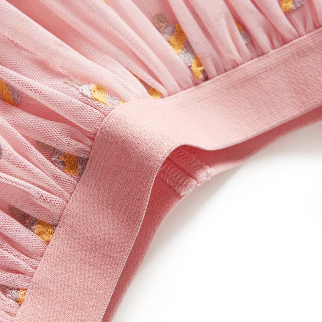 Girls' Tulle Skirt Light Pink 140